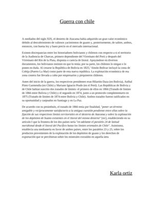 guierra con chile