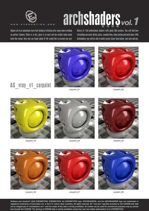 EVERMOTION ARCHSHADERS VOL.01