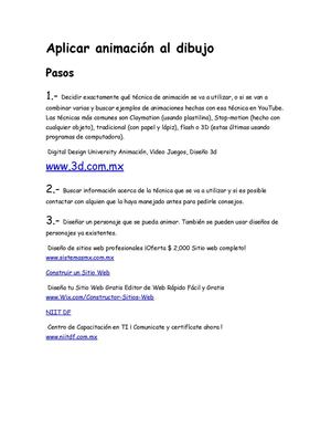 Aplicar animación al dibujo