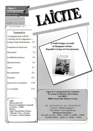 Journal laïcité Novembre 2011