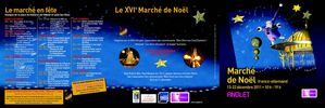 Dépliant du Marché de Noël d'Anglet 2011