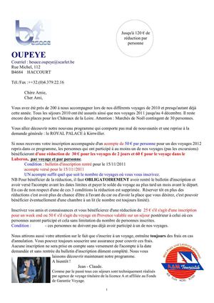 Brochure hiver - printemps