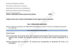 OPERADORES BOOLEANOS