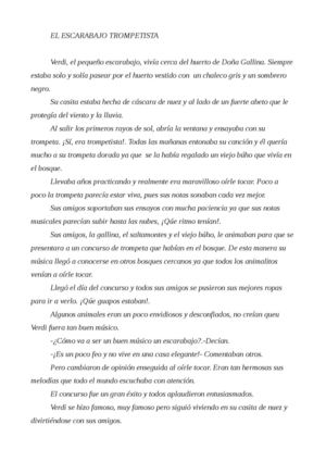 EL ESCARABAJO TROMPETISTA