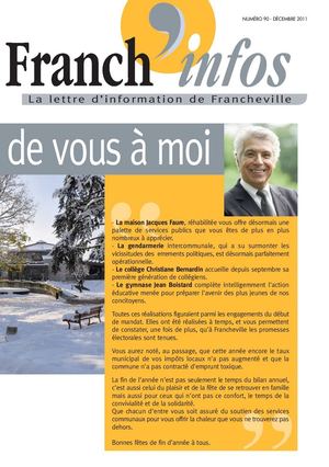 Franch'Infos décembre 2011