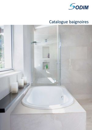 SODIM - Catalogue Baignoires