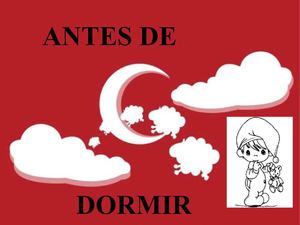 antes de ir a dormir