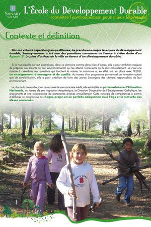 Exposition L'Ecole du Développement Durable