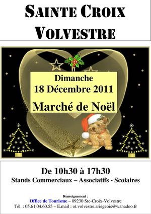 Marché de Noël 2011 Sainte Croix Volvestre