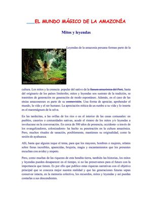 El Mundo Mágico de la Amazonía