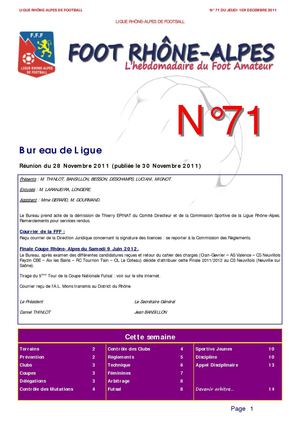 N°71 du 01.12.11