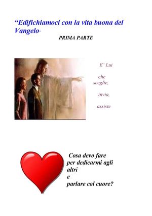 Destinato  a  catechisti e operatori di catechesi, bozze per libro