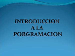 Programación Basica