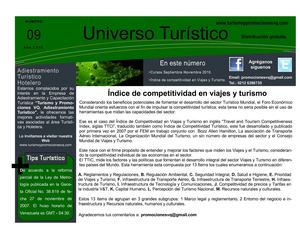 Boletín Universo Turístico "Indice de Competitividad en Viajes y Turismo" 