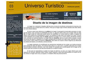 Boletín Universo Turístico "Diseño de Imagen de Destinos" 