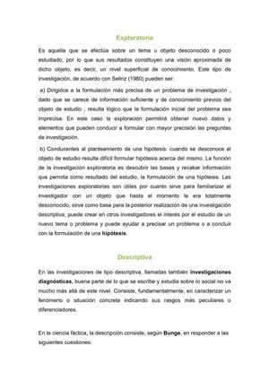 Exploratoria- Descriptiva