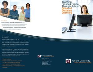 Brochure for Auburn University's Office of Distance Learning