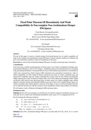 Fixed Point Theorem Of Discontinuity And Weak Compatibility In Non complete Non-Archimedean Menger PM-Spaces