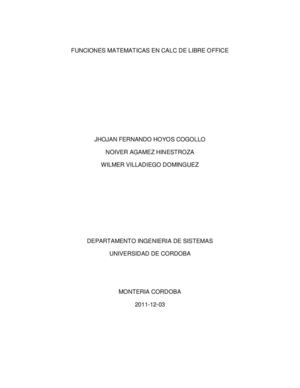 tutorial de funciones matematicas en calc de libre office