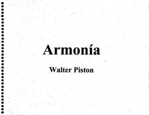 Tratado de armonía de Walter Piston
