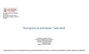 Cuadro GANTT actualizacion Dic.