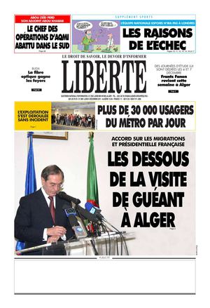 liberte 05 Decembre 2011
