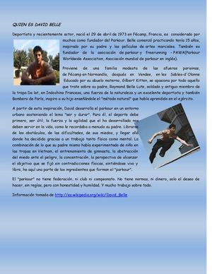 Artículos sobre el Parkou