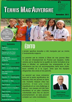 Tennis Mag'Auvergne n°3