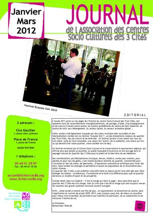 Les nouvelles du Centre Janvier - Mars 2012