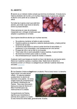 EL ABORTO