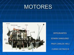 ELEMENTOS DE TRANSMISIÓN: EL MOTOR