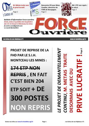 Les Echos de nos hôpitaux n°3