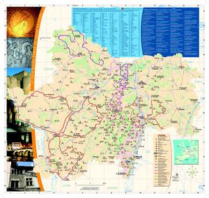 Carte des églises romanes de Bourgogne du Sud_verso