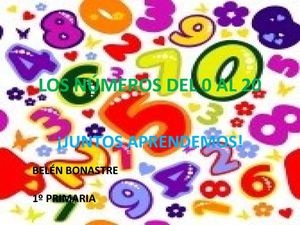 LOS NÚMEROS DEL 0 AL 25