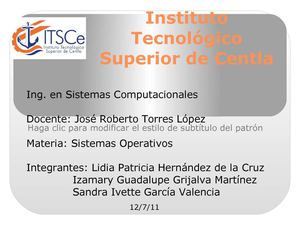 Componentes de un Sistema de Archivos