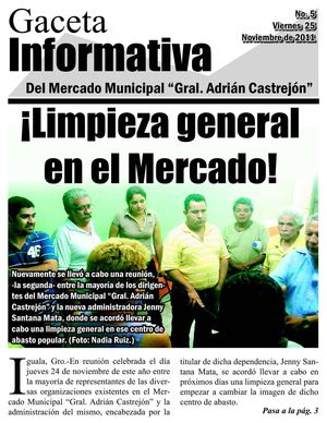 Gaceta Informativa del Mercado Municipal Gral. Adriá Castrejón 