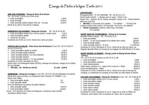 Etangs pêche à la ligne en Dombes (2011)