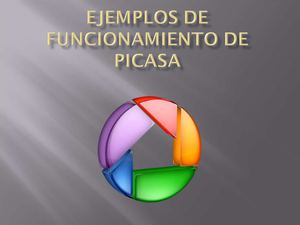 EJEMPLOS DE COMO FUNCIONA PICASA