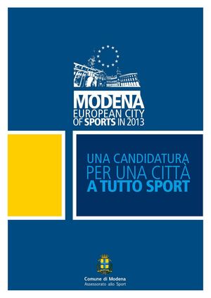 Modena città Europea dello Sport 2013