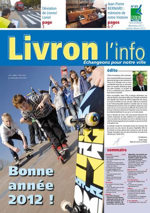 Livron l'info - n°49 - décembre 2011/janvier-février 2012