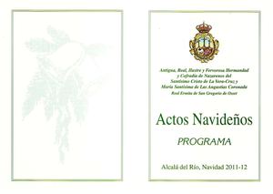 2011 Programación Actos Navidad de la Hermandad de la Vera+Cruz