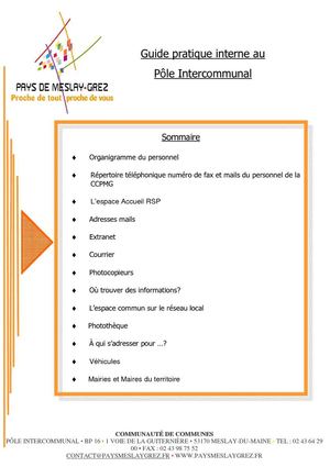 Guide pratique interne