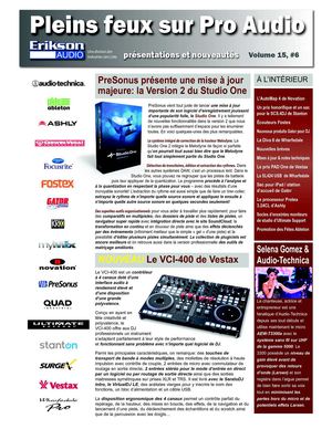 Erikson Audio Plein Feu Sur... V15N06