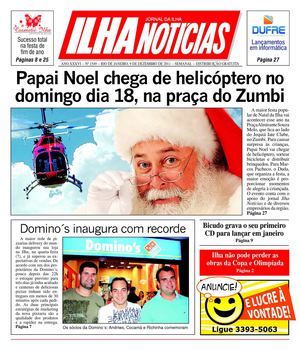 Jornal Ilha Notícias - Edição 1549 - 09/12/2011
