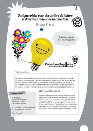 dossier pédagogique Papillotes