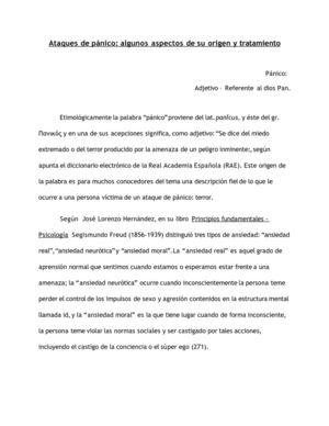 Ataques de Panico