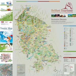Tourist map (Territoire de Belfort)