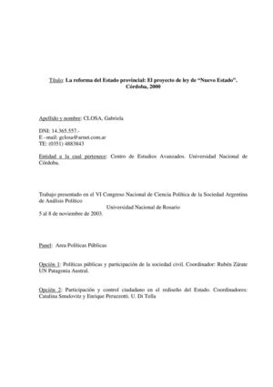 ley de Reforma del estado