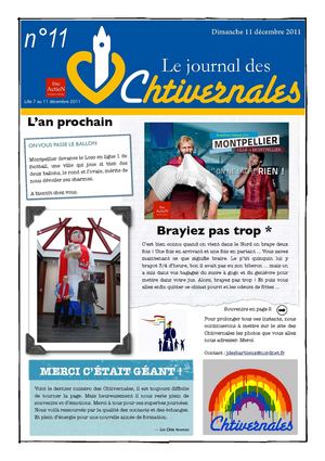 Journal des Chtivernales n° 11