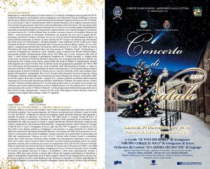 pieghevole concerto Arcugnano Natale 2011